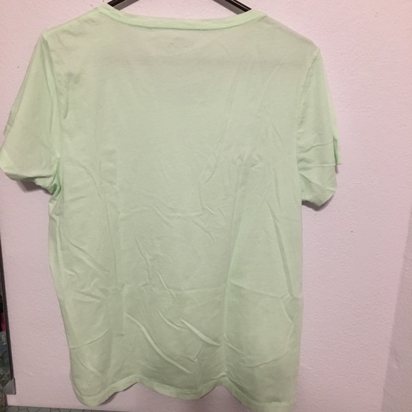 J Crew Factory XL Garment Died mint Tee - Picture 4 of 4